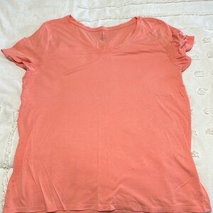 Ann Taylor Loft salmon colored tee XL